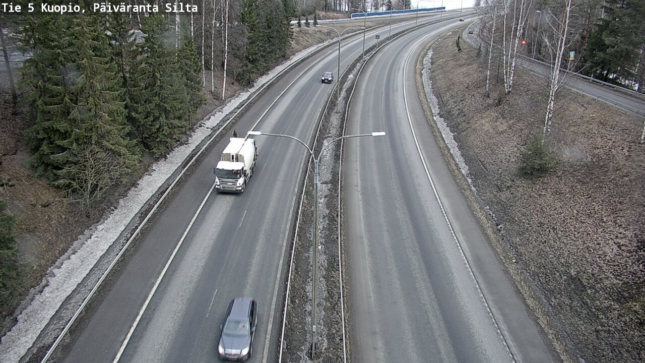 Kelikamerat Kuva Tie 5 Kuopio, Päiväranta silta, Kuopio, Pohjois-Savo