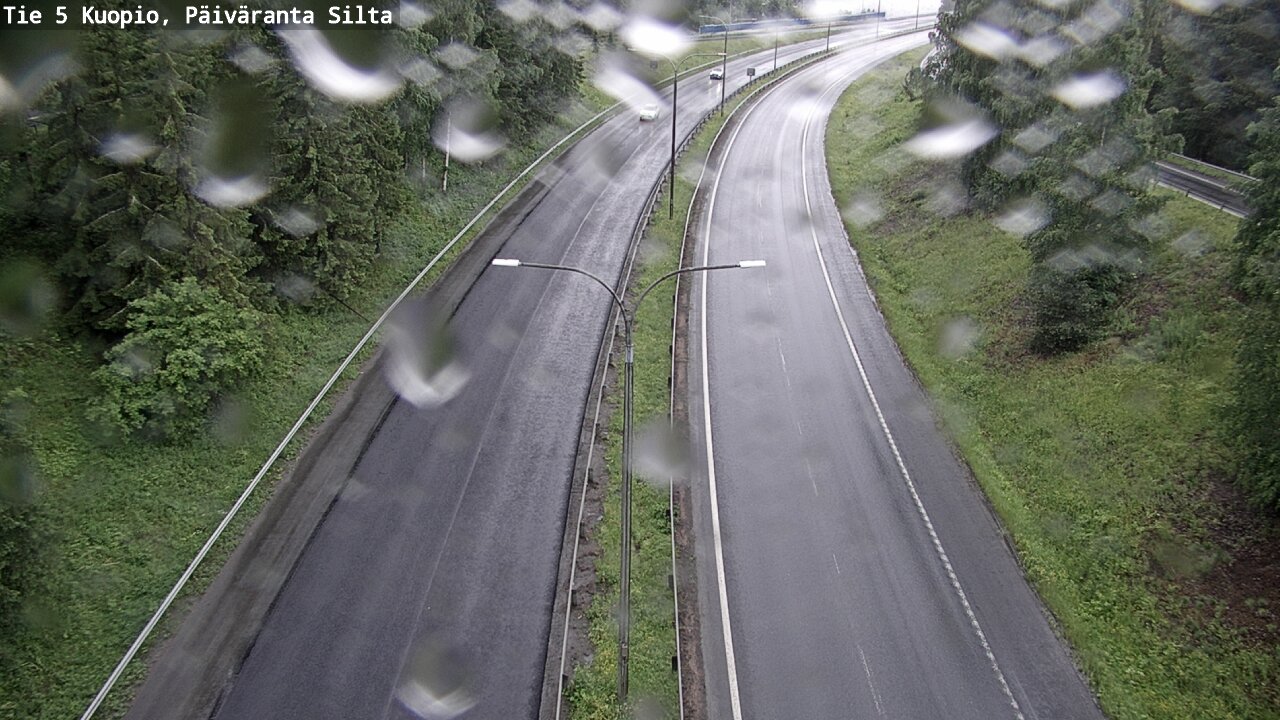 Weather Camera Image Väg 5 Kuopio, Päiväranta silta, Kuopio, Pohjois-Savo