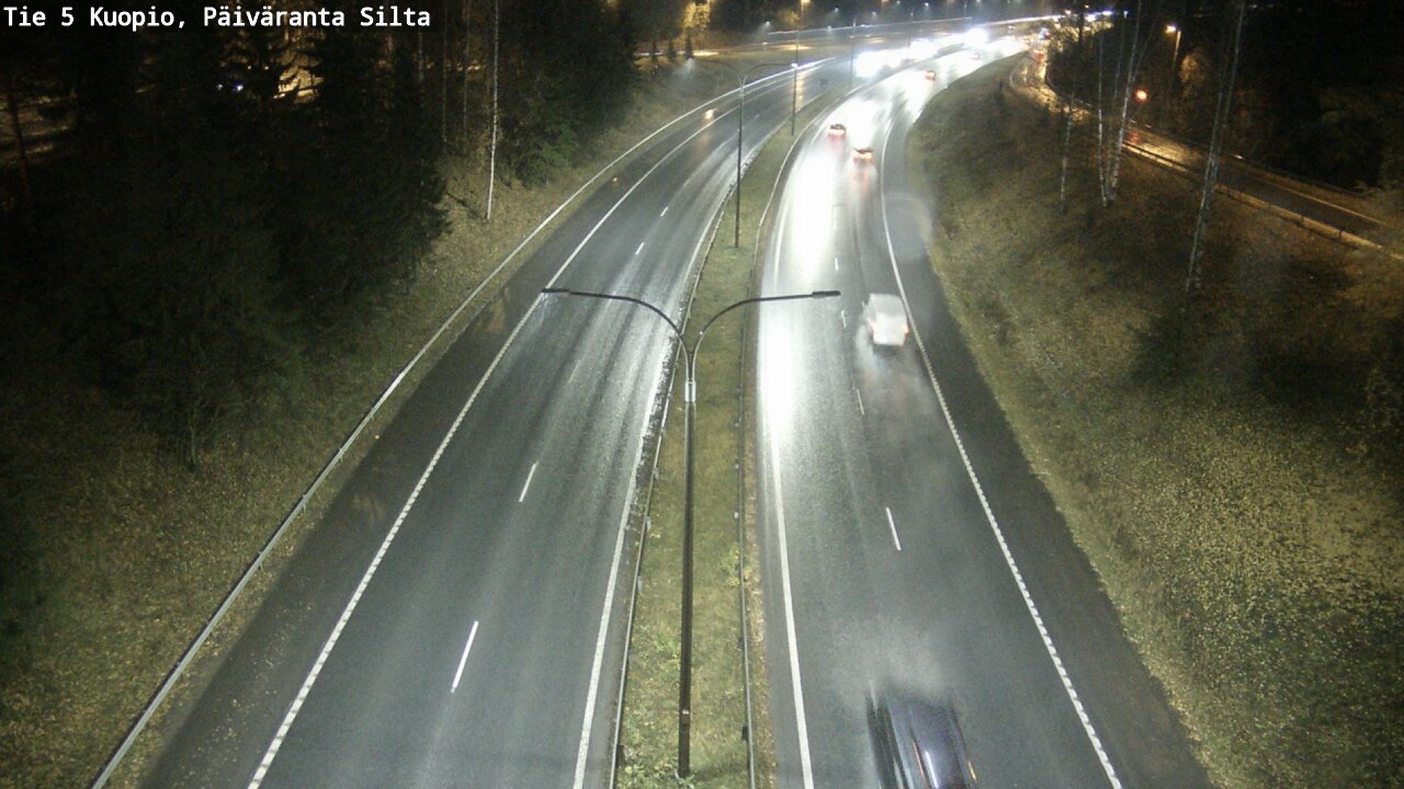 Weather Camera Image Väg 5 Kuopio, Päiväranta silta, Kuopio, Pohjois-Savo