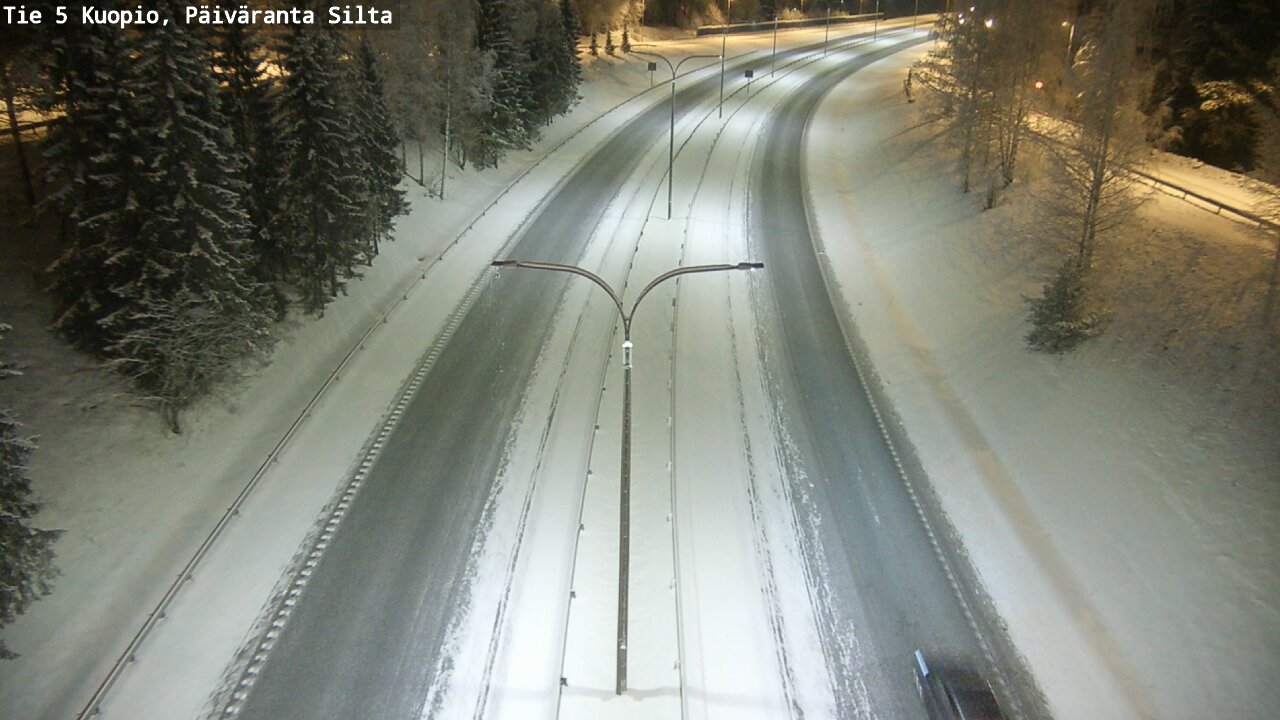 Kelikamerat Kuva Tie 5 Kuopio, Päiväranta silta, Kuopio, Pohjois-Savo