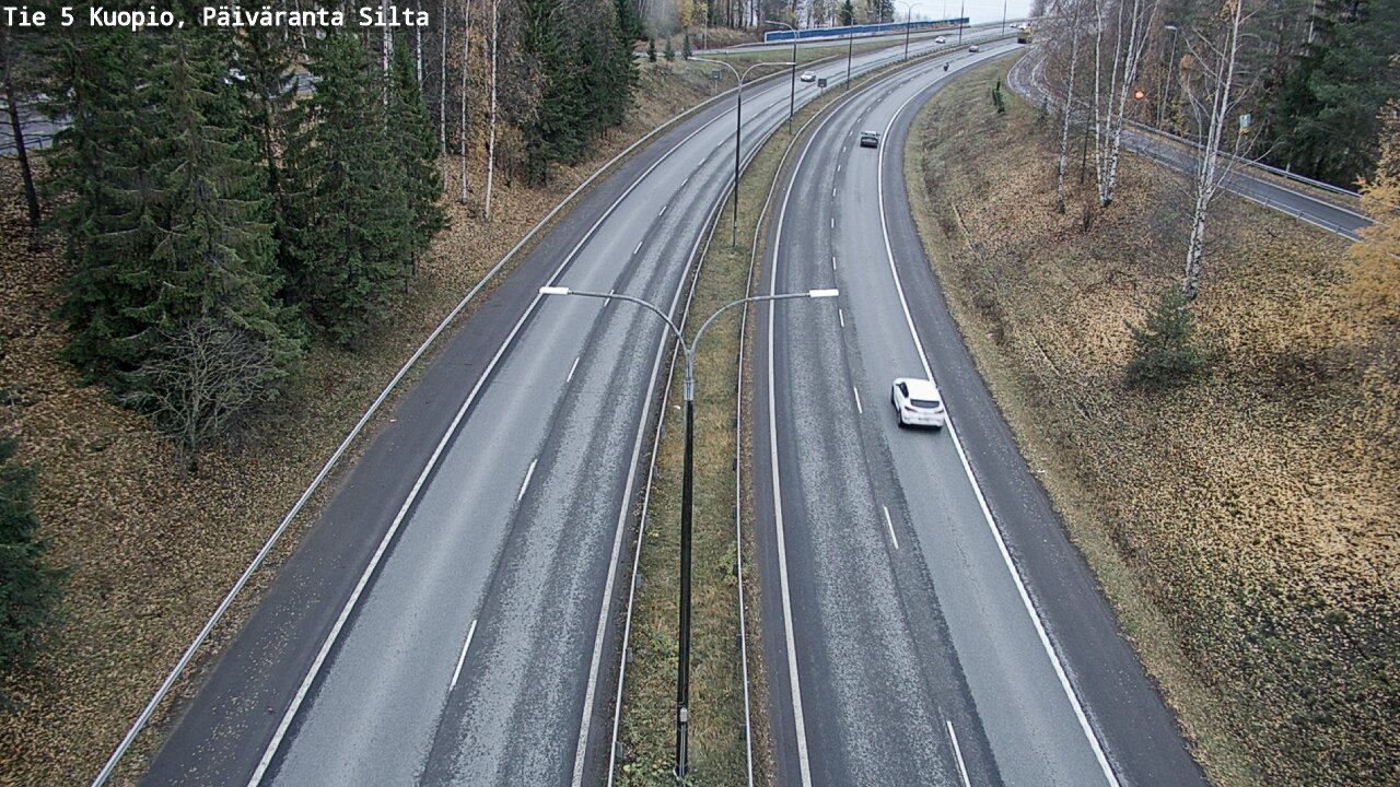 Weather Camera Image Väg 5 Kuopio, Päiväranta silta, Kuopio, Pohjois-Savo