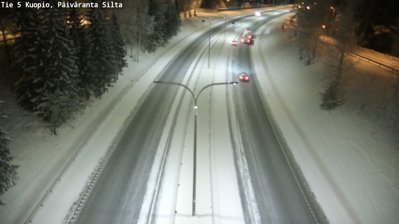 Kelikamerat Kuva Tie 5 Kuopio, Päiväranta silta, Kuopio, Pohjois-Savo