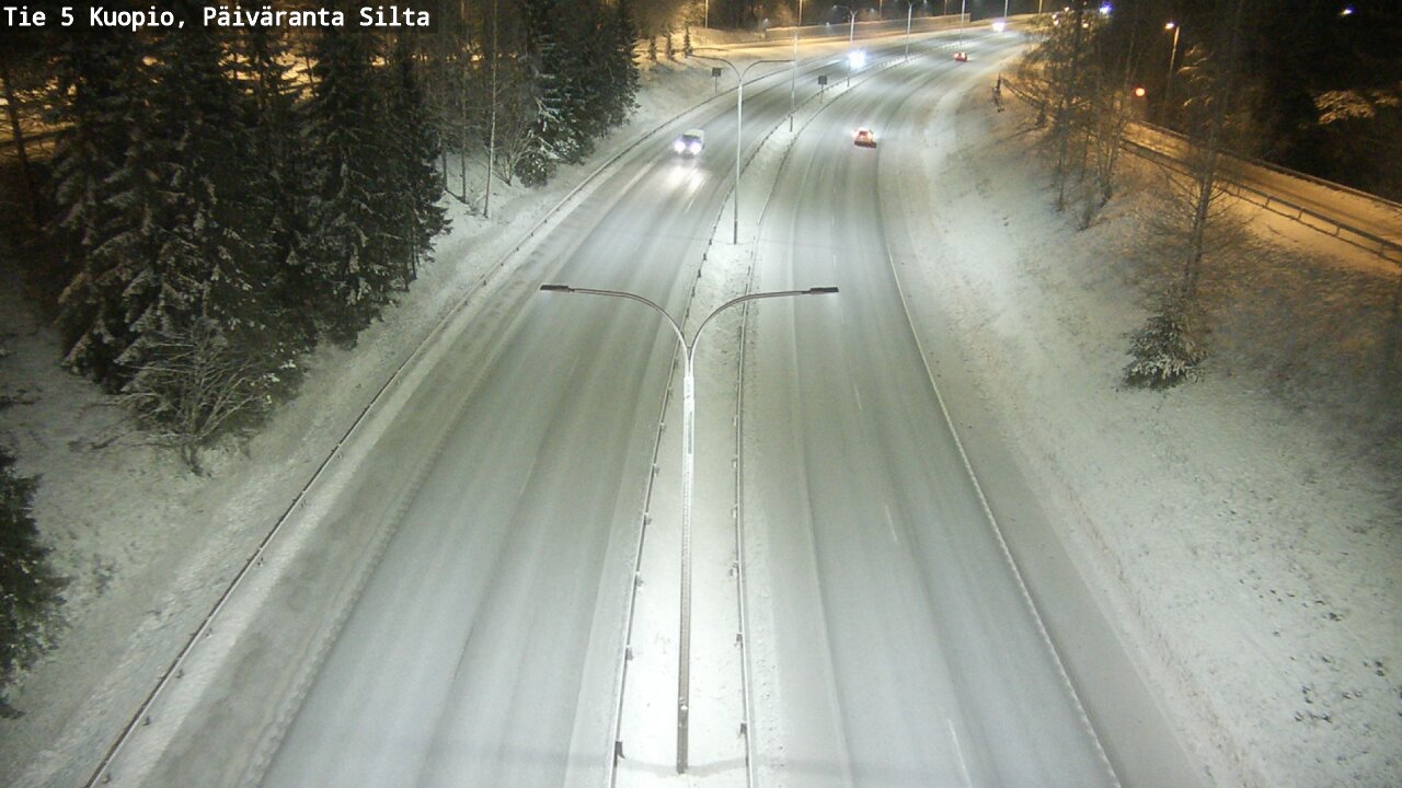Kelikamerat Kuva Tie 5 Kuopio, Päiväranta silta, Kuopio, Pohjois-Savo