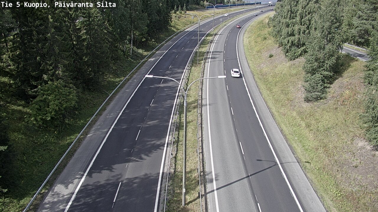 Kelikamerat Kuva Tie 5 Kuopio, Päiväranta silta, Kuopio, Pohjois-Savo