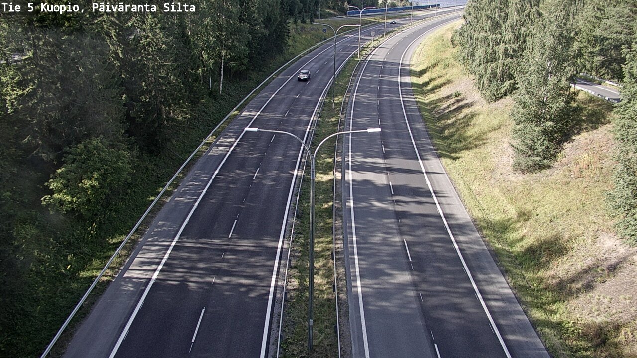 Kelikamerat Kuva Tie 5 Kuopio, Päiväranta silta, Kuopio, Pohjois-Savo