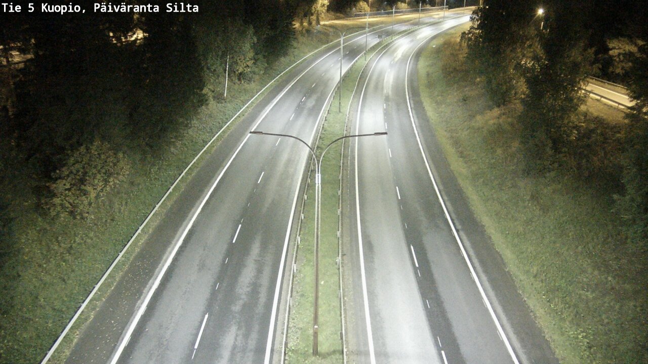 Weather Camera Image Road 5 Kuopio, Päiväranta silta, Kuopio, Pohjois-Savo