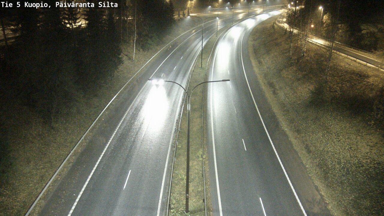Weather Camera Image Road 5 Kuopio, Päiväranta silta, Kuopio, Pohjois-Savo