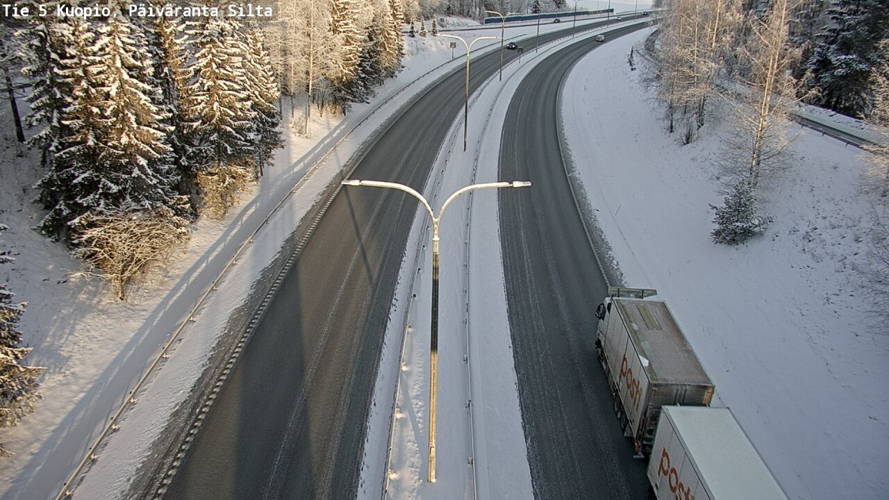 Kelikamerat Kuva Tie 5 Kuopio, Päiväranta silta, Kuopio, Pohjois-Savo