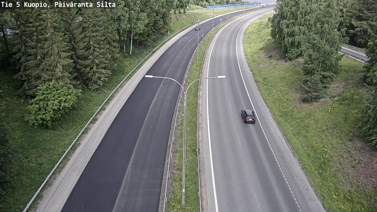 Kelikamerat Kuva Tie 5 Kuopio, Päiväranta silta, Kuopio, Pohjois-Savo