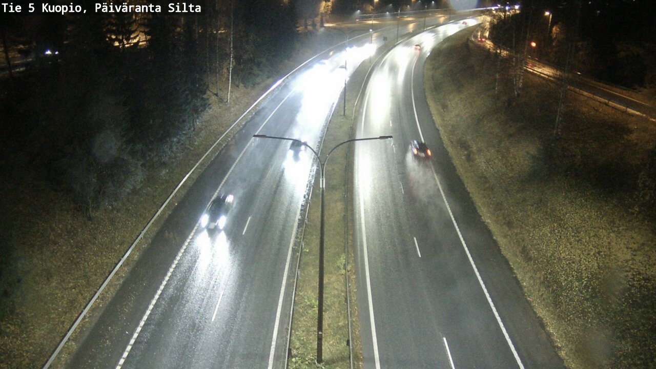 Weather Camera Image Väg 5 Kuopio, Päiväranta silta, Kuopio, Pohjois-Savo