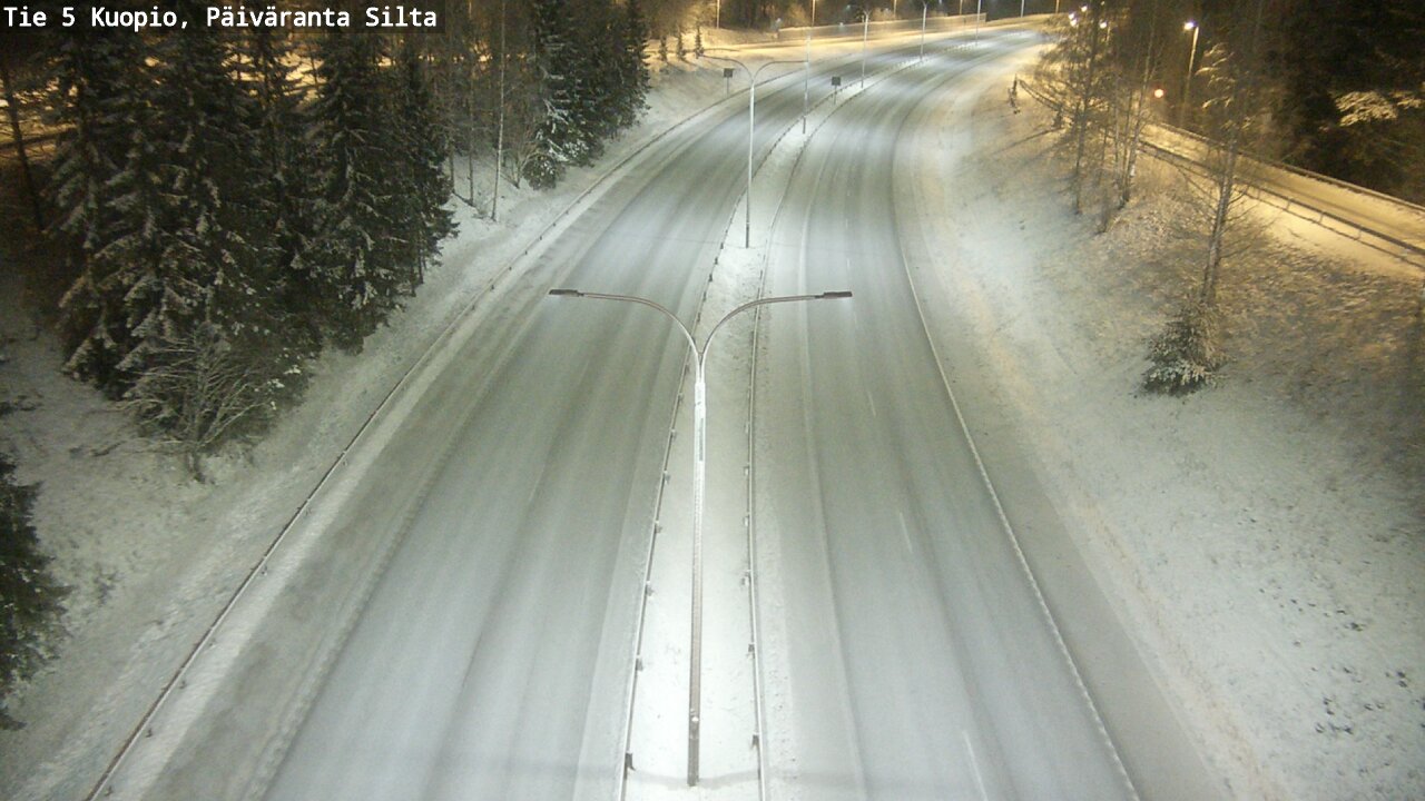 Kelikamerat Kuva Tie 5 Kuopio, Päiväranta silta, Kuopio, Pohjois-Savo