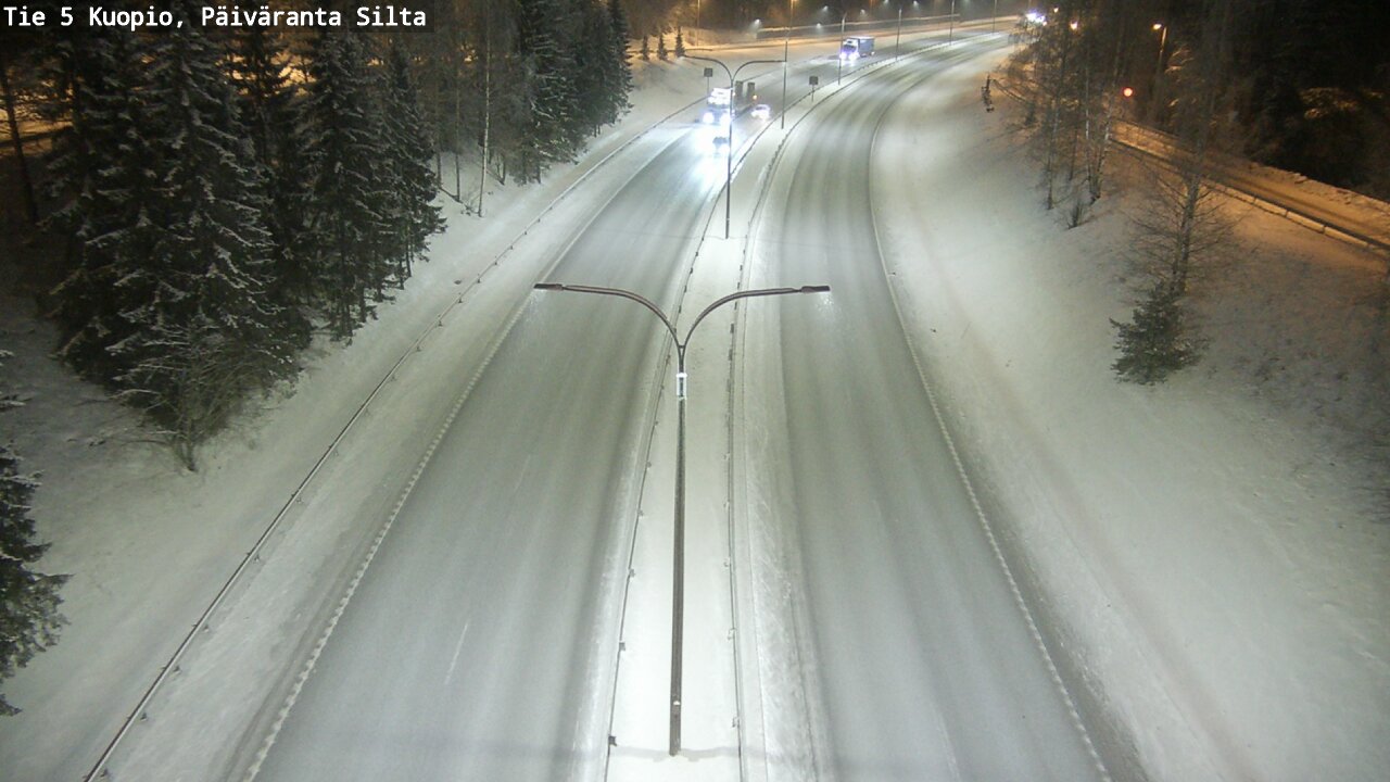 Kelikamerat Kuva Tie 5 Kuopio, Päiväranta silta, Kuopio, Pohjois-Savo