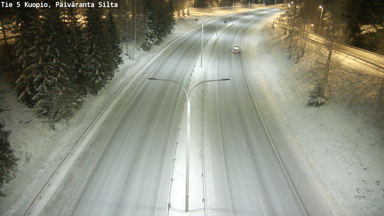 Kelikamerat Kuva Tie 5 Kuopio, Päiväranta silta, Kuopio, Pohjois-Savo