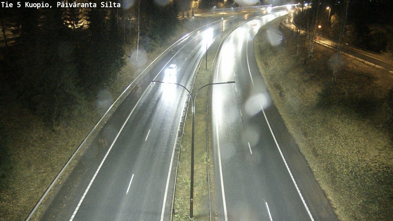 Weather Camera Image Väg 5 Kuopio, Päiväranta silta, Kuopio, Pohjois-Savo