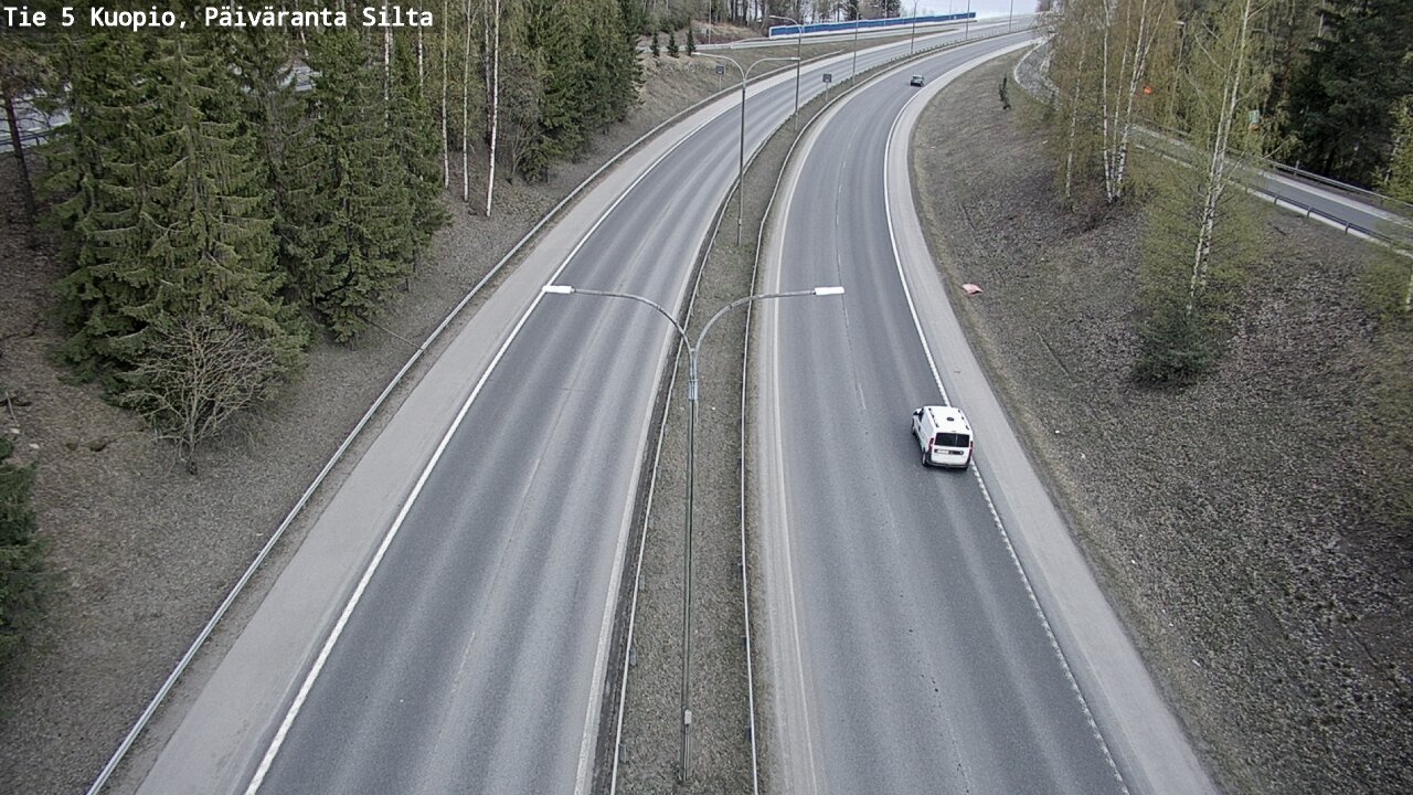 Kelikamerat Kuva Tie 5 Kuopio, Päiväranta silta, Kuopio, Pohjois-Savo