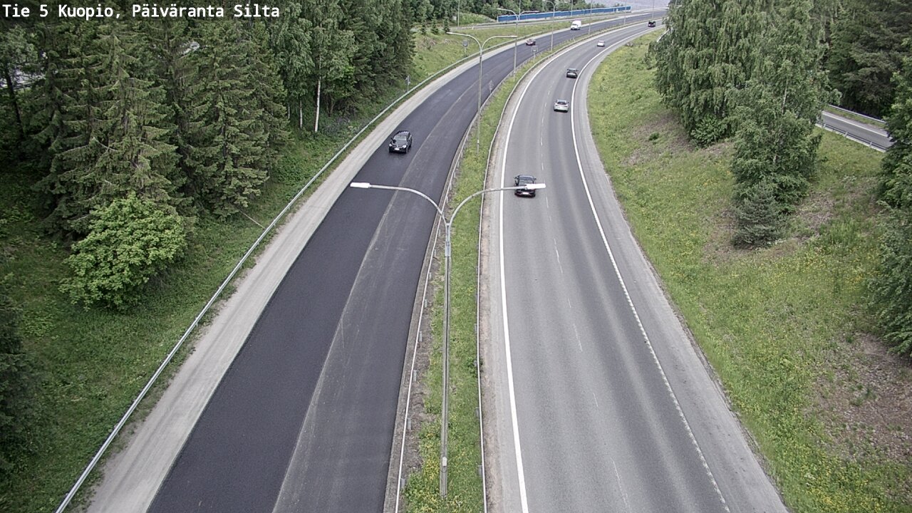 Kelikamerat Kuva Tie 5 Kuopio, Päiväranta silta, Kuopio, Pohjois-Savo