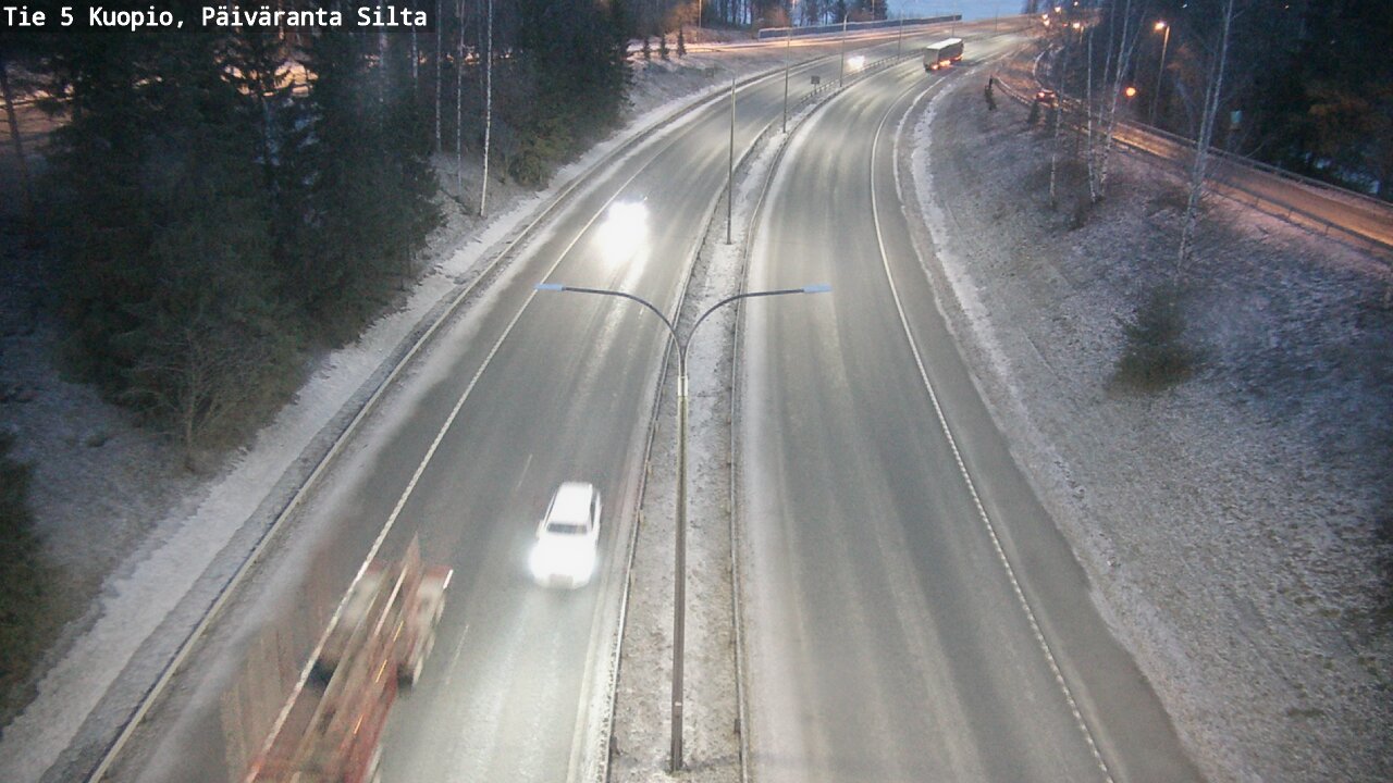 Kelikamerat Kuva Tie 5 Kuopio, Päiväranta silta, Kuopio, Pohjois-Savo