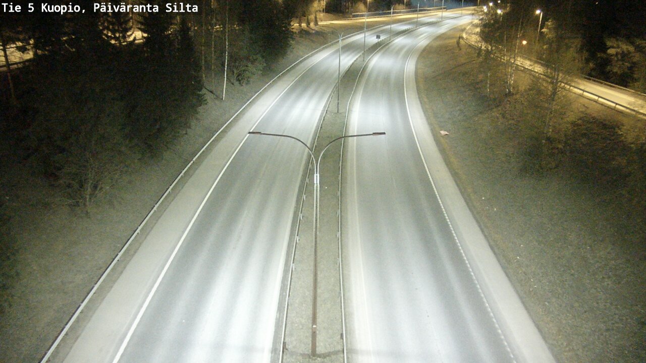 Weather Camera Image Road 5 Kuopio, Päiväranta silta, Kuopio, Pohjois-Savo