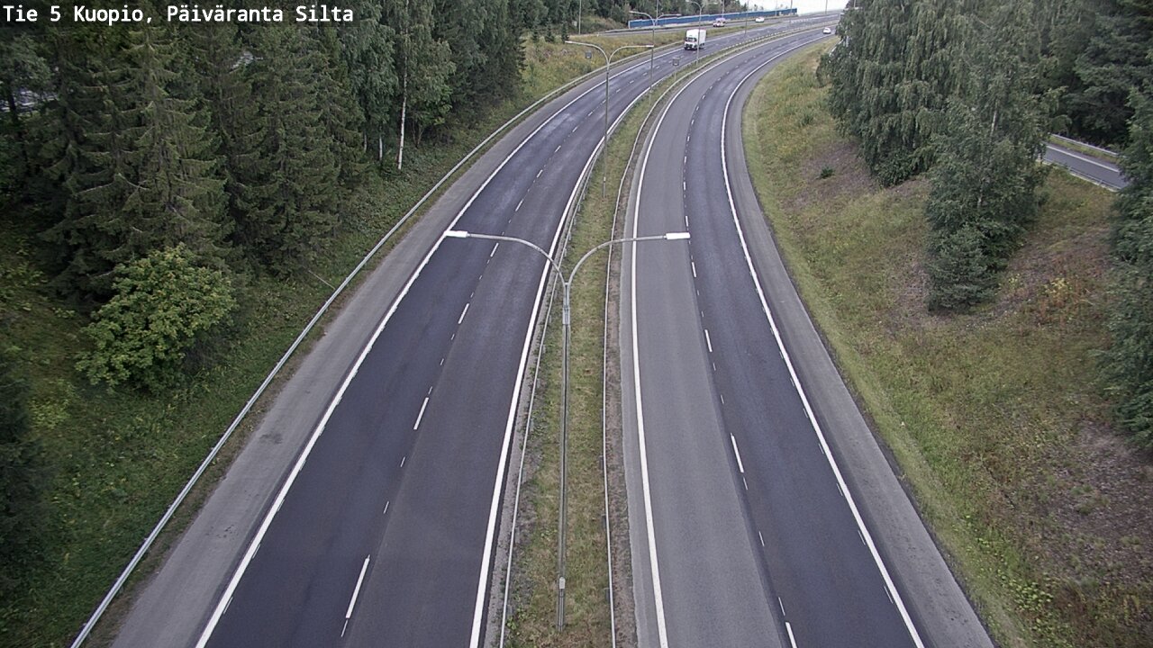 Kelikamerat Kuva Tie 5 Kuopio, Päiväranta silta, Kuopio, Pohjois-Savo