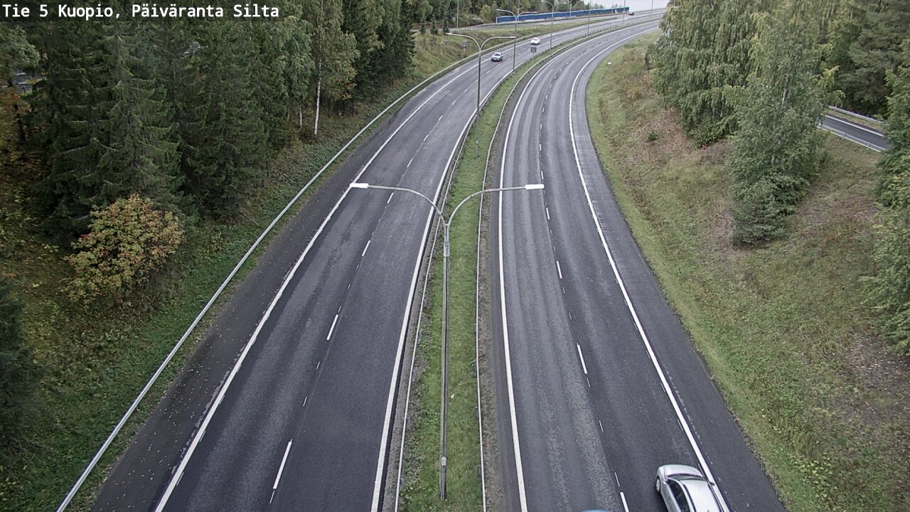 Weather Camera Image Road 5 Kuopio, Päiväranta silta, Kuopio, Pohjois-Savo