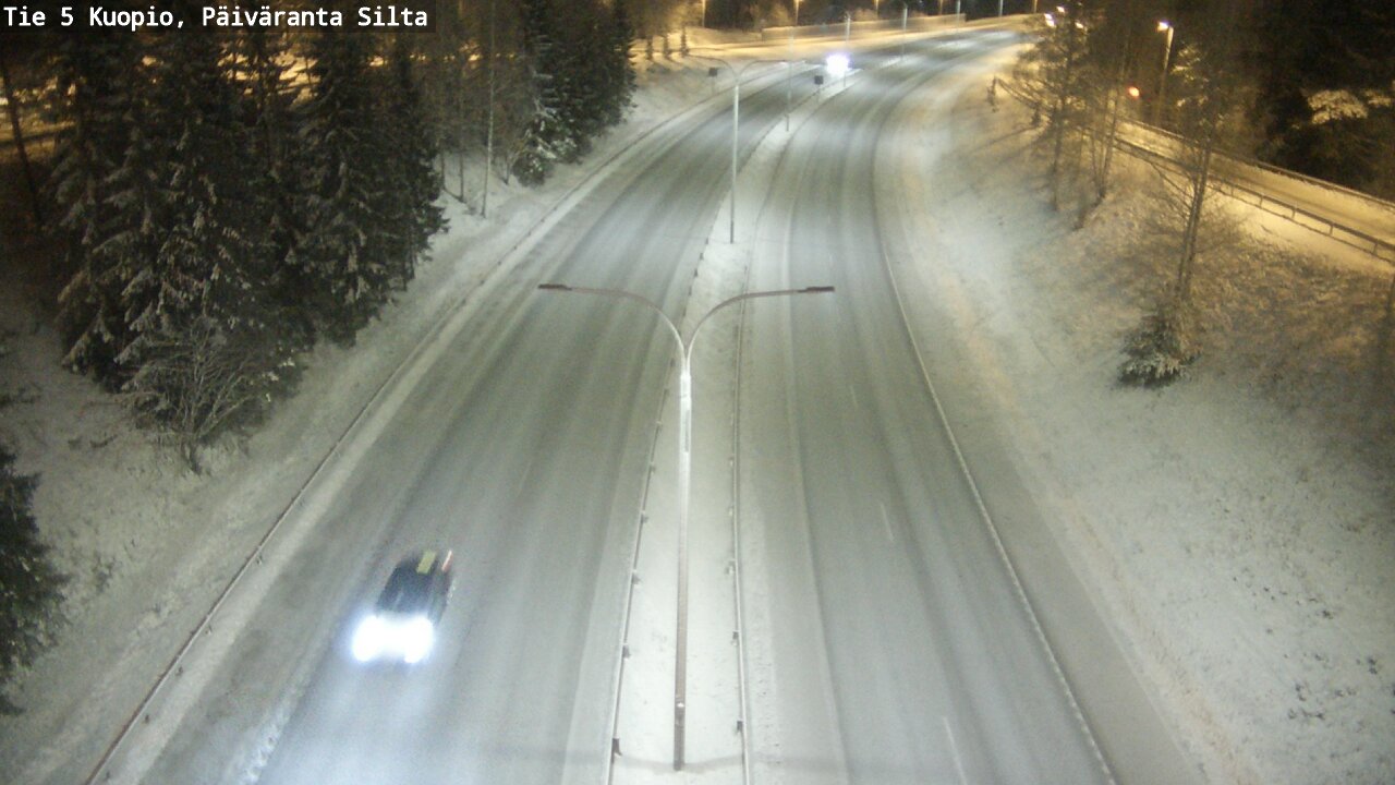 Kelikamerat Kuva Tie 5 Kuopio, Päiväranta silta, Kuopio, Pohjois-Savo