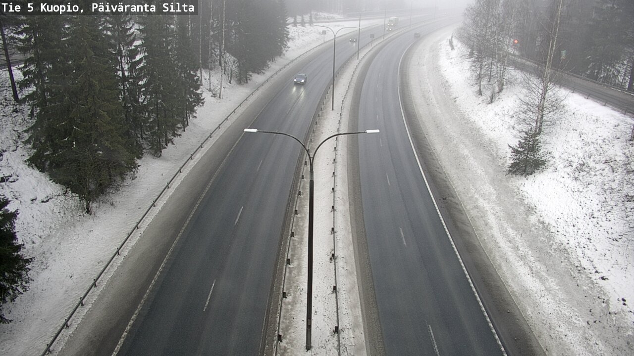 Weather Camera Image Road 5 Kuopio, Päiväranta silta, Kuopio, Pohjois-Savo