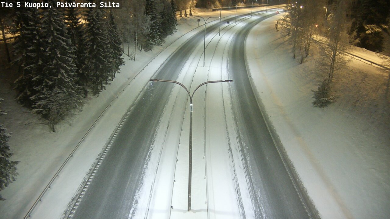 Kelikamerat Kuva Tie 5 Kuopio, Päiväranta silta, Kuopio, Pohjois-Savo