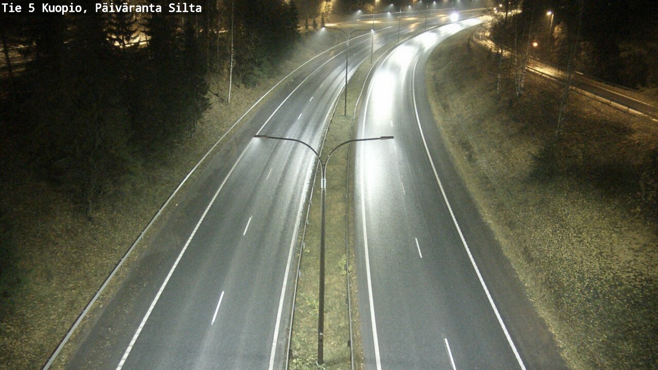 Weather Camera Image Road 5 Kuopio, Päiväranta silta, Kuopio, Pohjois-Savo