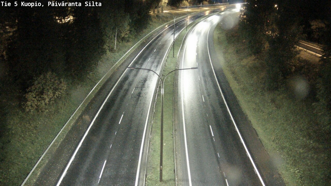 Weather Camera Image Road 5 Kuopio, Päiväranta silta, Kuopio, Pohjois-Savo