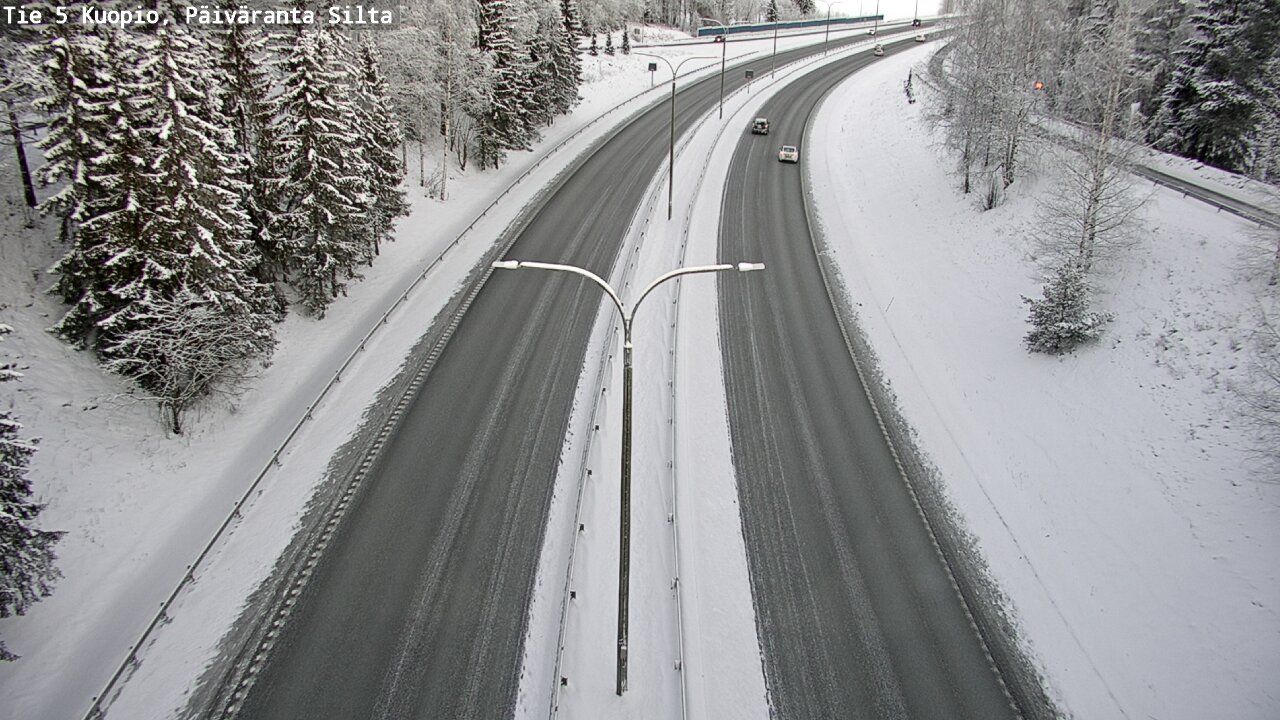 Kelikamerat Kuva Tie 5 Kuopio, Päiväranta silta, Kuopio, Pohjois-Savo
