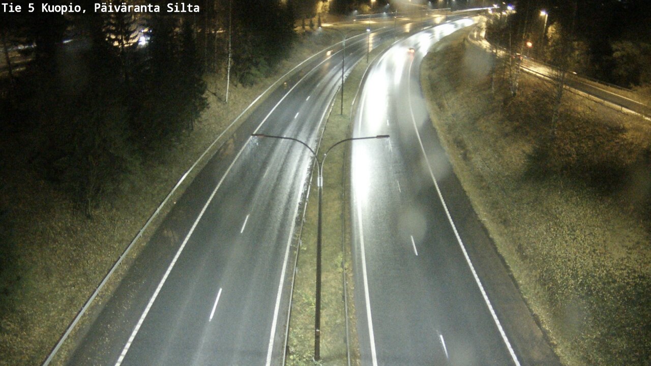 Weather Camera Image Väg 5 Kuopio, Päiväranta silta, Kuopio, Pohjois-Savo