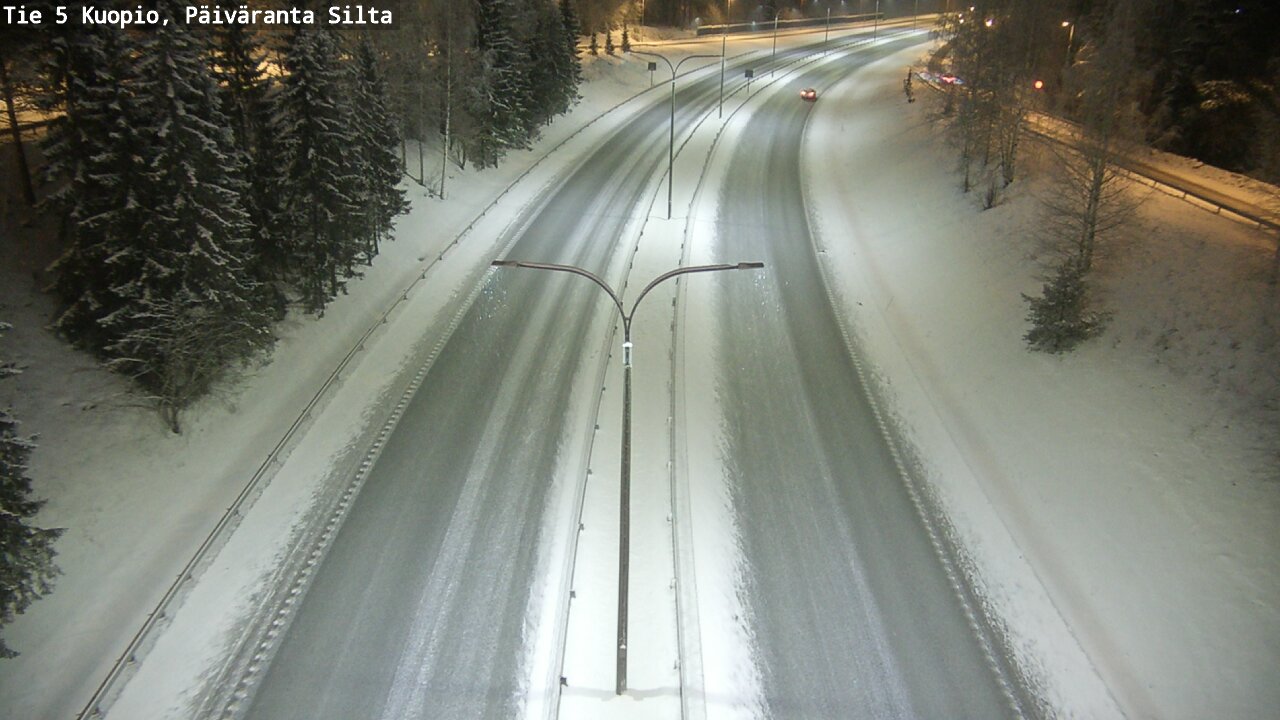 Kelikamerat Kuva Tie 5 Kuopio, Päiväranta silta, Kuopio, Pohjois-Savo