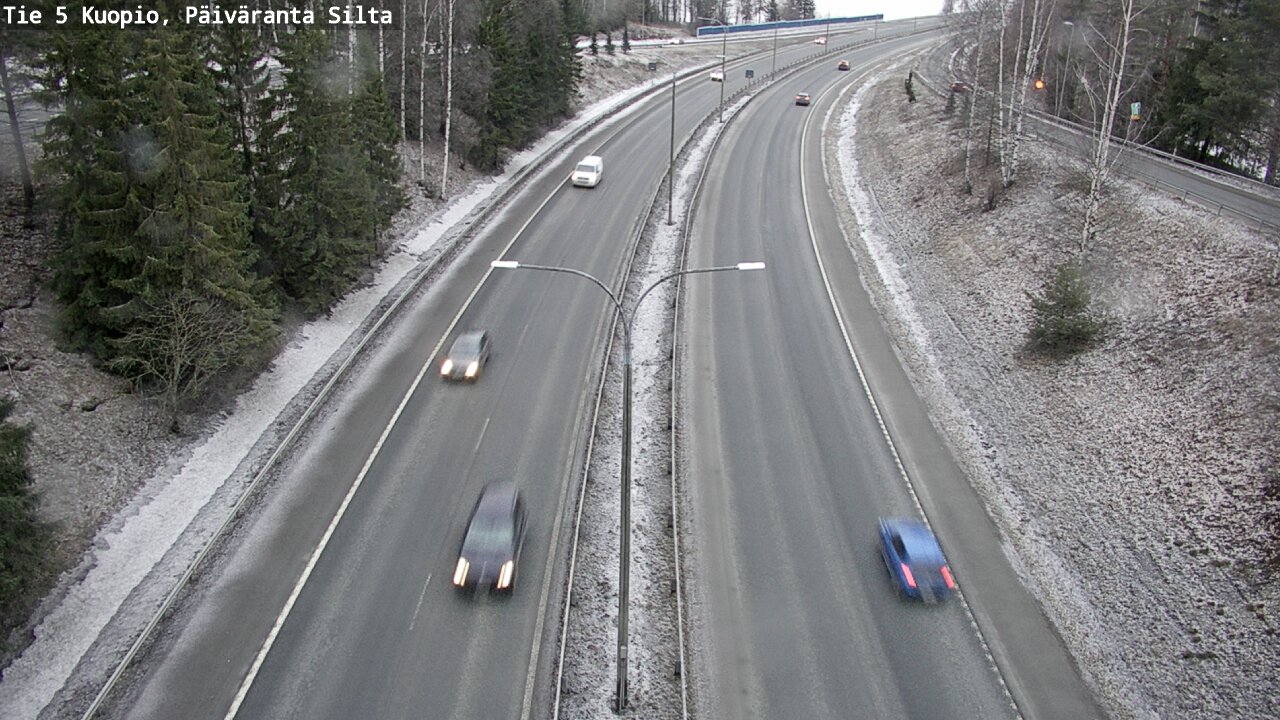 Kelikamerat Kuva Tie 5 Kuopio, Päiväranta silta, Kuopio, Pohjois-Savo