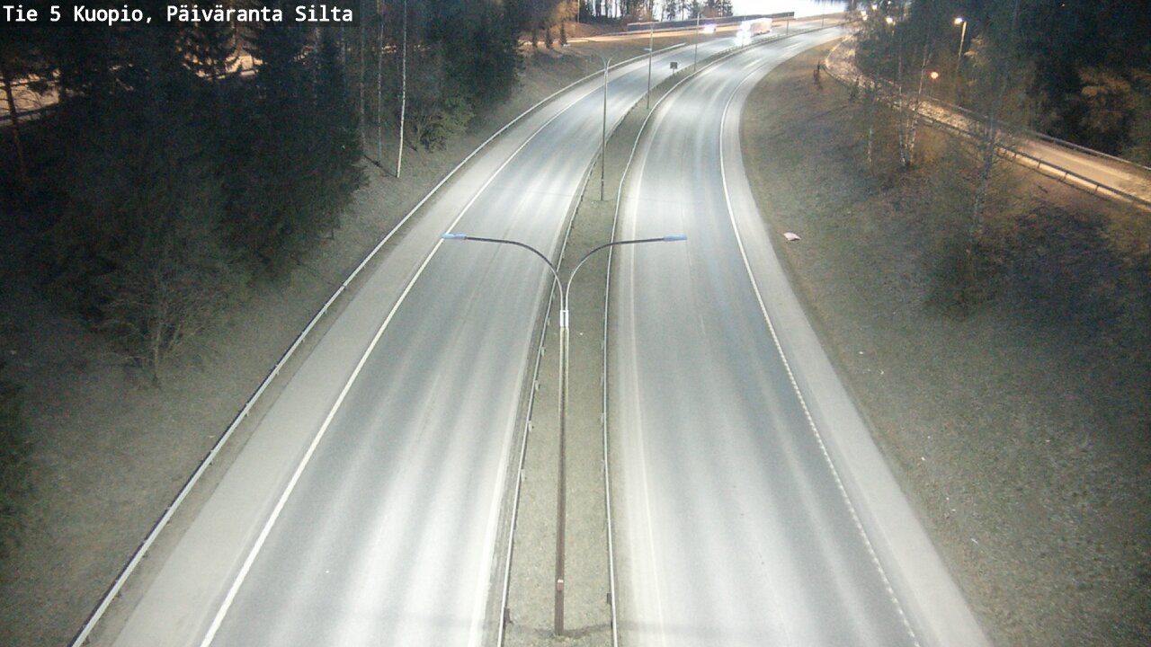 Weather Camera Image Road 5 Kuopio, Päiväranta silta, Kuopio, Pohjois-Savo