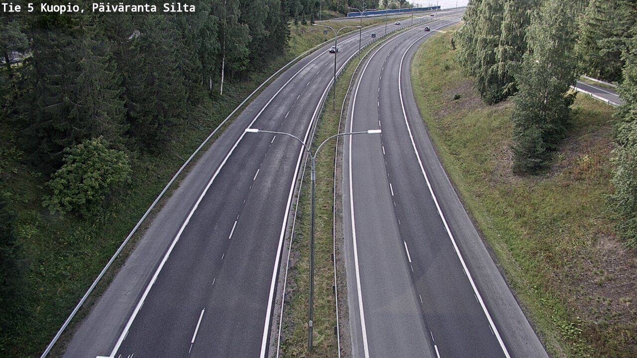 Kelikamerat Kuva Tie 5 Kuopio, Päiväranta silta, Kuopio, Pohjois-Savo
