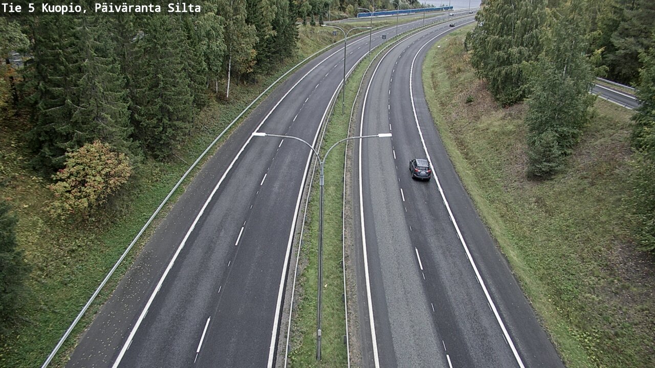 Weather Camera Image Road 5 Kuopio, Päiväranta silta, Kuopio, Pohjois-Savo