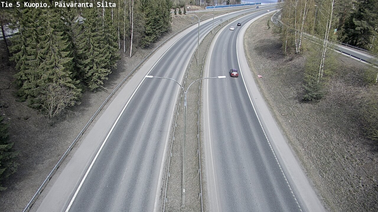 Kelikamerat Kuva Tie 5 Kuopio, Päiväranta silta, Kuopio, Pohjois-Savo