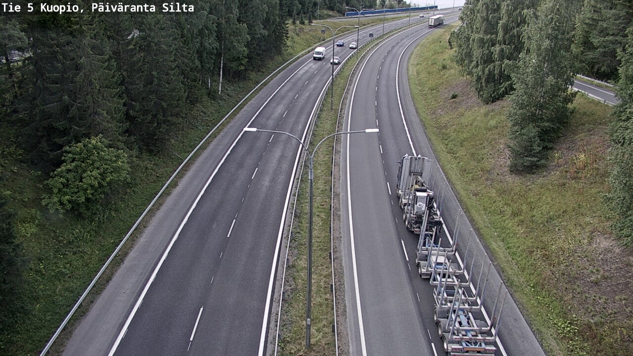 Kelikamerat Kuva Tie 5 Kuopio, Päiväranta silta, Kuopio, Pohjois-Savo