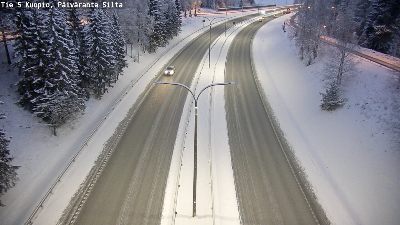 Kelikamerat Kuva Tie 5 Kuopio, Päiväranta silta, Kuopio, Pohjois-Savo