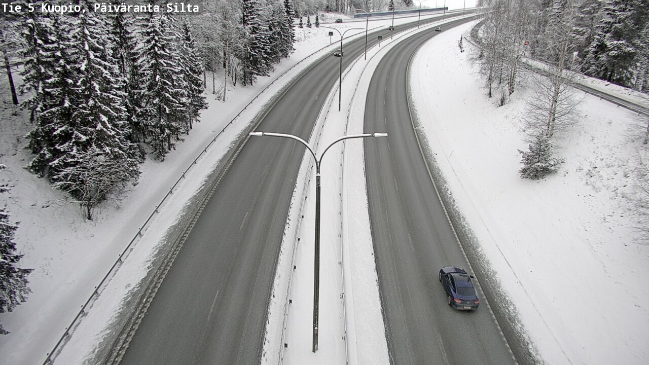 Kelikamerat Kuva Tie 5 Kuopio, Päiväranta silta, Kuopio, Pohjois-Savo