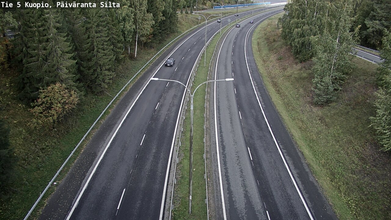 Kelikamerat Kuva Tie 5 Kuopio, Päiväranta silta, Kuopio, Pohjois-Savo