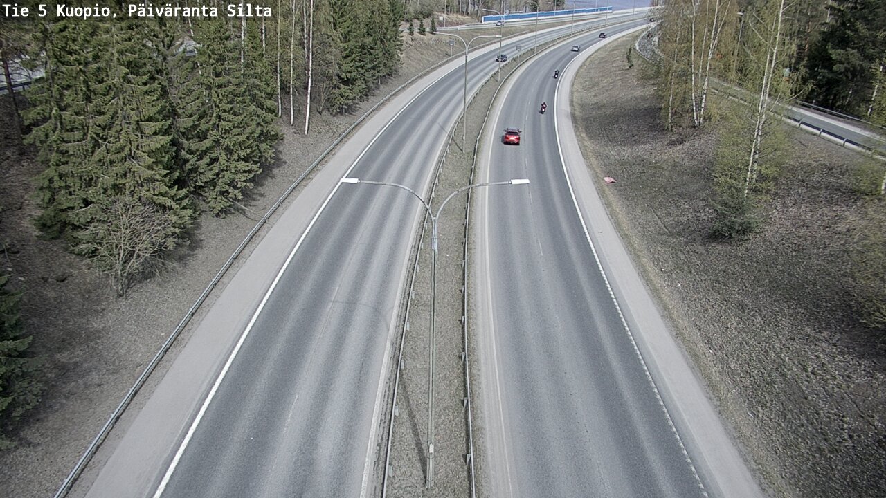 Kelikamerat Kuva Tie 5 Kuopio, Päiväranta silta, Kuopio, Pohjois-Savo
