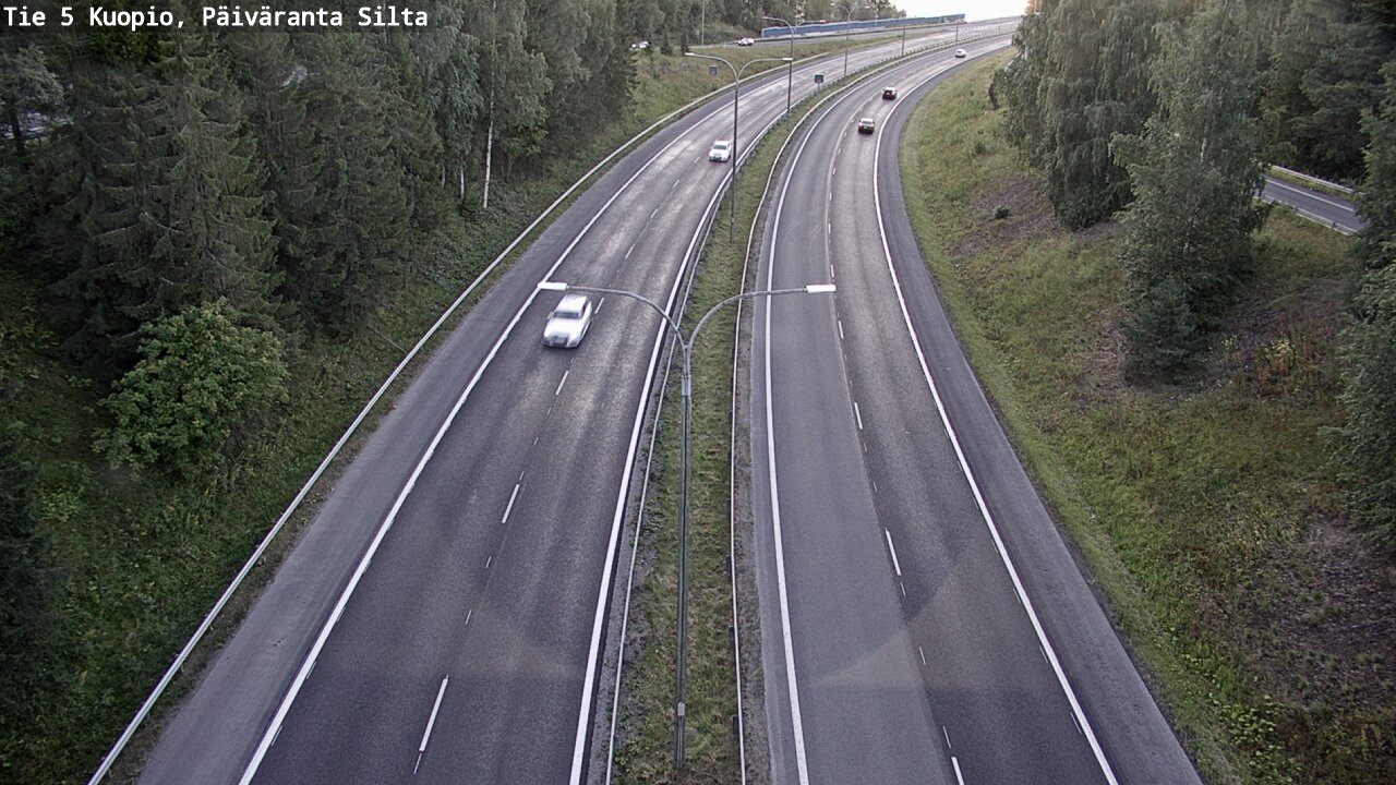 Kelikamerat Kuva Tie 5 Kuopio, Päiväranta silta, Kuopio, Pohjois-Savo