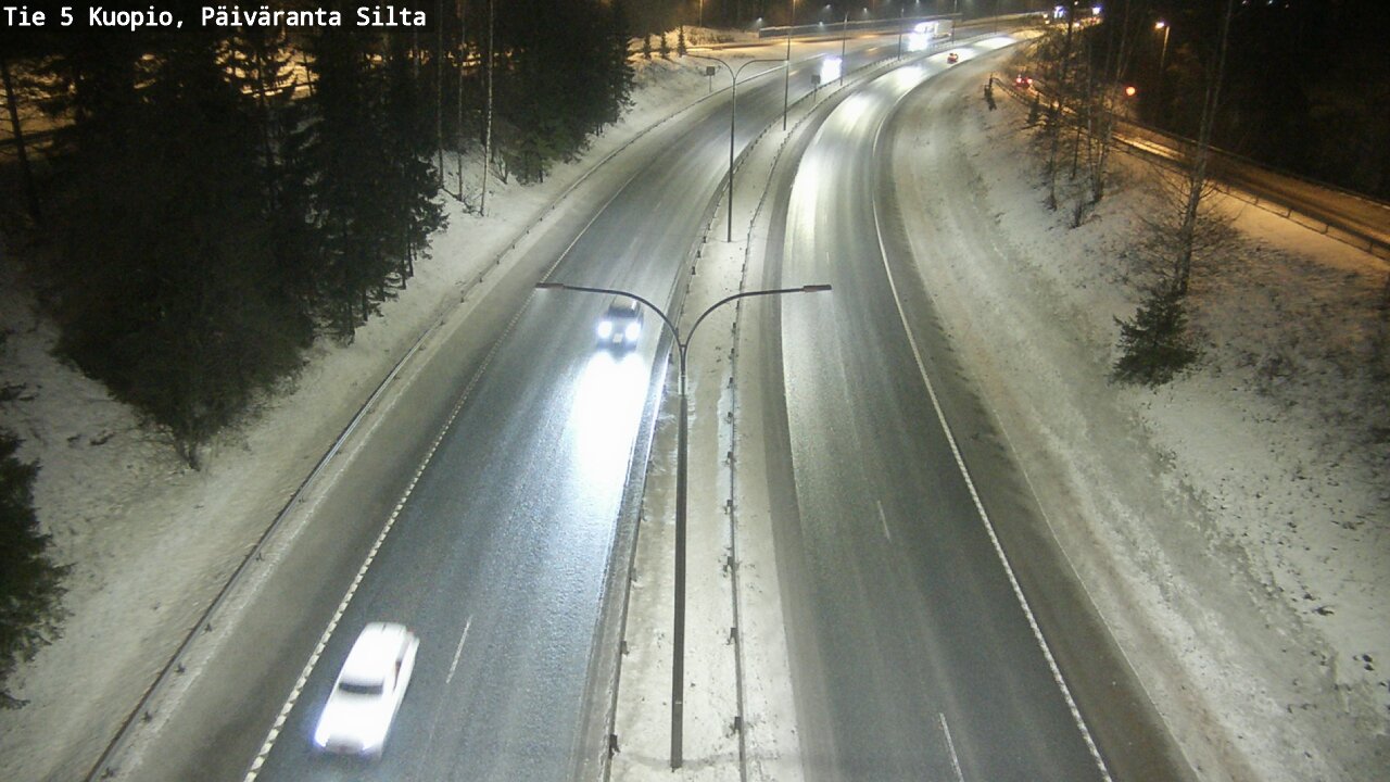 Weather Camera Image Road 5 Kuopio, Päiväranta silta, Kuopio, Pohjois-Savo