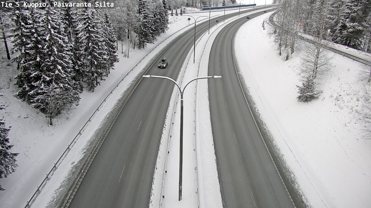 Kelikamerat Kuva Tie 5 Kuopio, Päiväranta silta, Kuopio, Pohjois-Savo