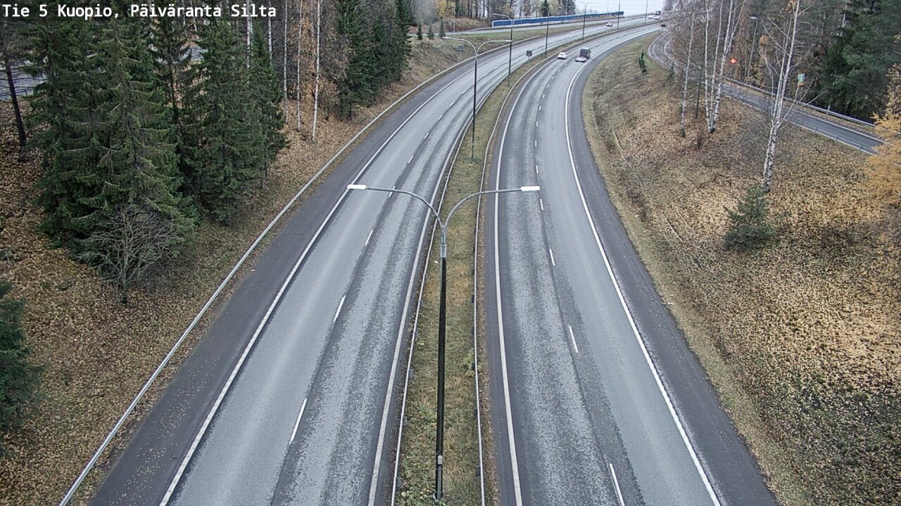 Weather Camera Image Väg 5 Kuopio, Päiväranta silta, Kuopio, Pohjois-Savo