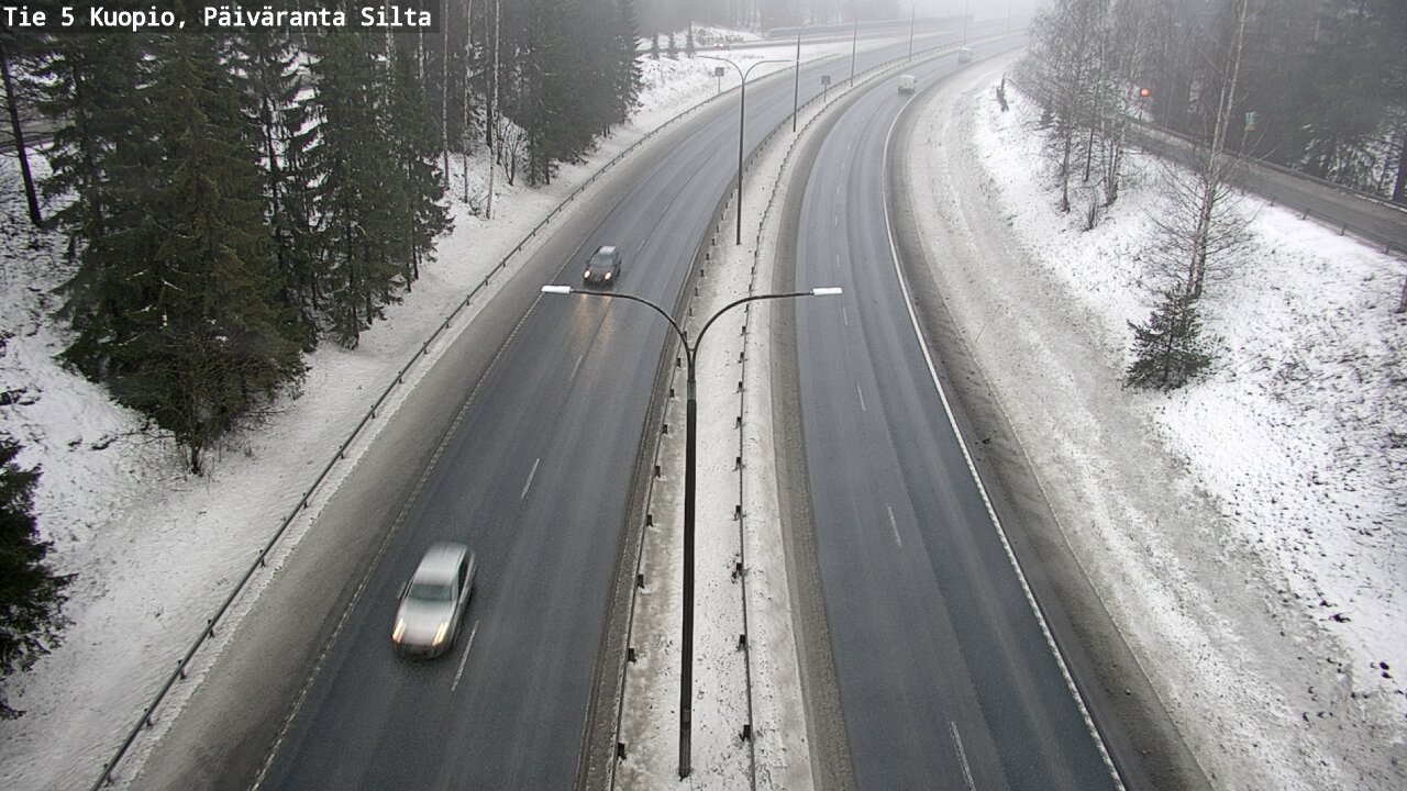 Weather Camera Image Road 5 Kuopio, Päiväranta silta, Kuopio, Pohjois-Savo
