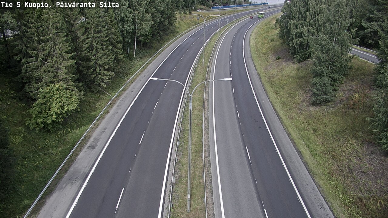Kelikamerat Kuva Tie 5 Kuopio, Päiväranta silta, Kuopio, Pohjois-Savo
