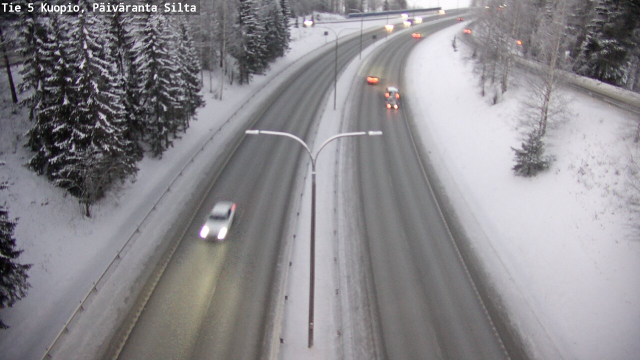 Kelikamerat Kuva Tie 5 Kuopio, Päiväranta silta, Kuopio, Pohjois-Savo