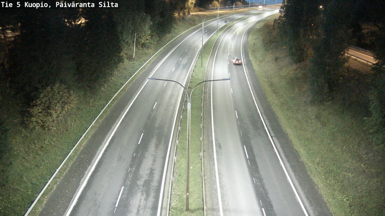 Weather Camera Image Road 5 Kuopio, Päiväranta silta, Kuopio, Pohjois-Savo